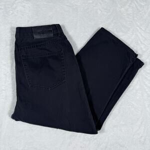 Ralph Lauren Jeans Black Capris Women's 4 High Rise Straight Leg Y2K Cotton